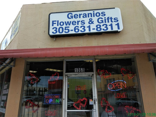 Floristería Geranios Flowers